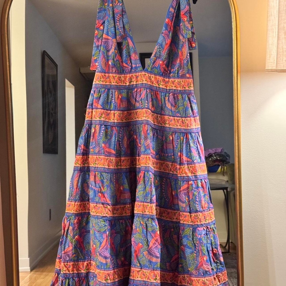 NWT Farm Rio Macaw dress sz L